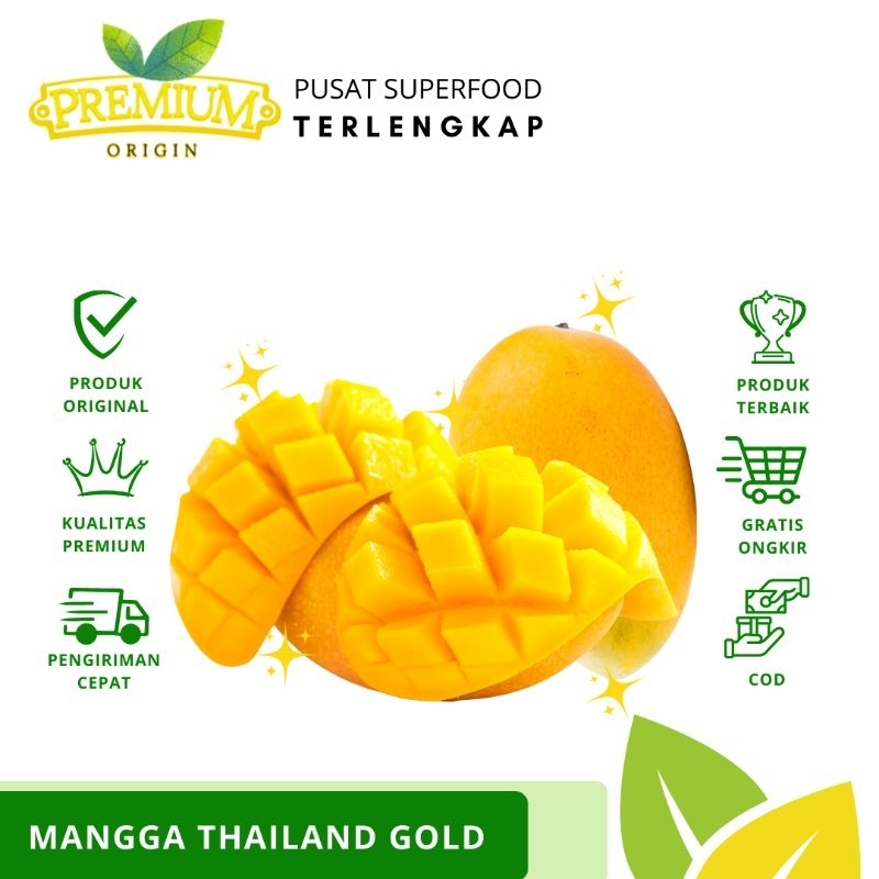 

Mangga Thailand Import | Mangga Fresh 900 - 1000 gram