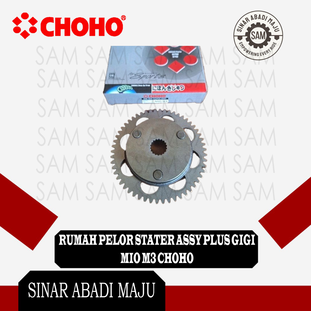 RUMAH PELOR STATER STARTER PLUS GIGI ASSY MIO M3 CHOHO