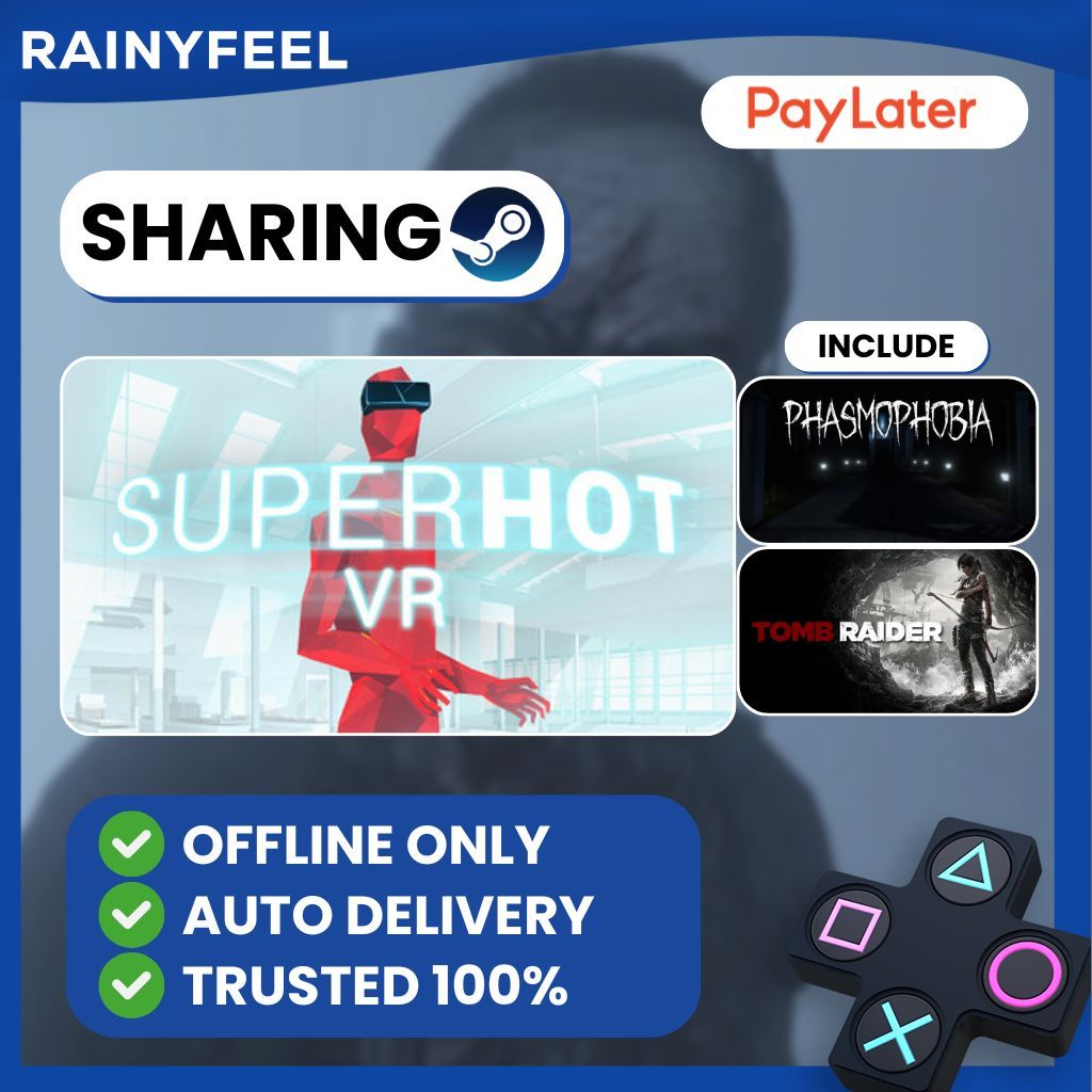 [BONUS STEAM KEY] Superhot VR (Sharing With Tomb Raider & Phasmophobia) / AUTO DELIVERY / STEAM / Ga