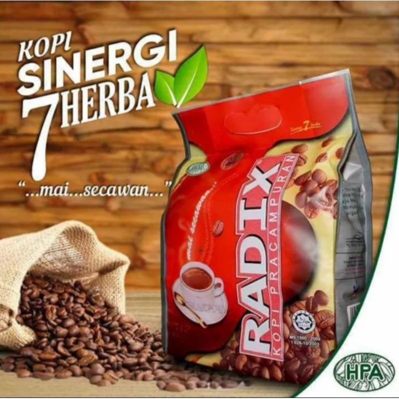 

RADIX HPA Jumbo Original Kopi Instan Malaysia (23g x 32 sachet)