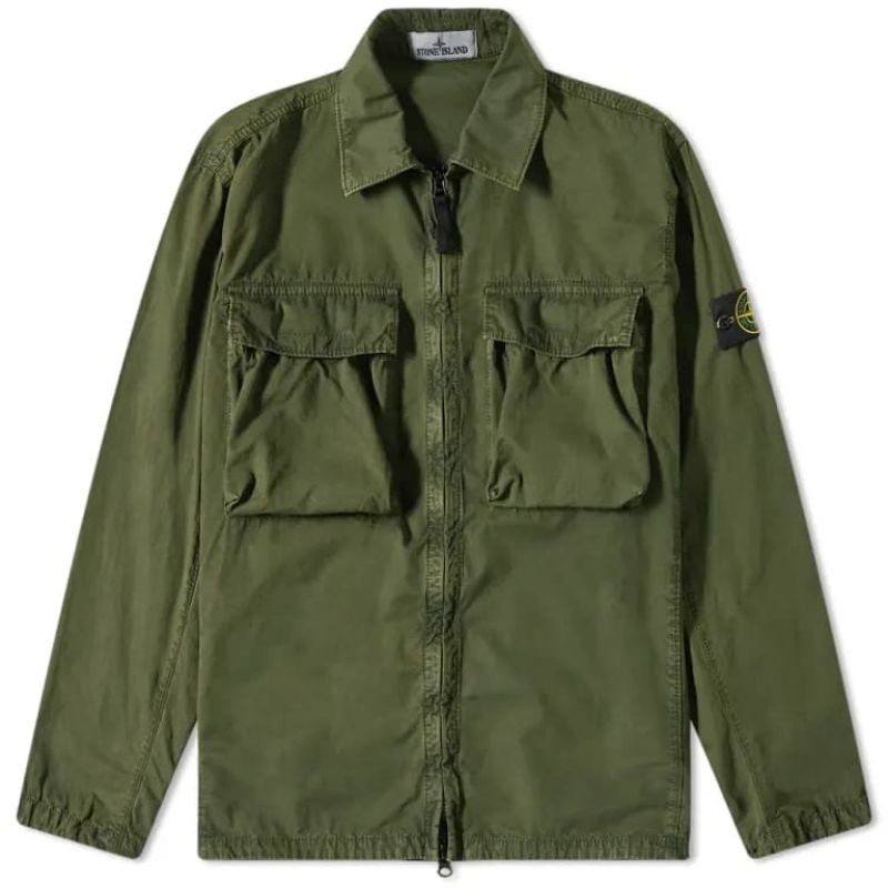 overshirt stone island olive