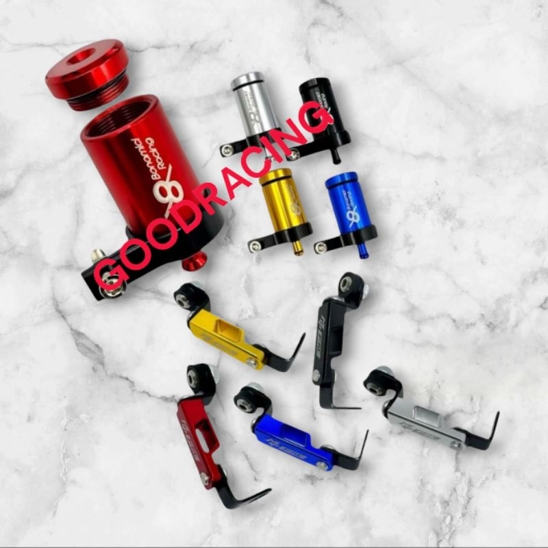 TABUNG MINYAK REM VARIASI BONAMICI PLUS BREKET FULL CNC SATRIA MX MXKING RX KING DLL