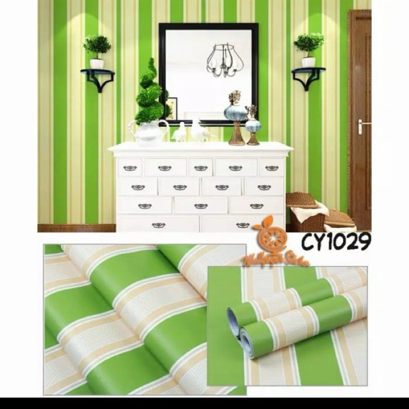 

WALLPAPER DINDING STIKER SALUR HUJAU CY 1029 LANGSUNG DITEMPEL ADA PEREKATNYA UKURAN 45 cm x9 m