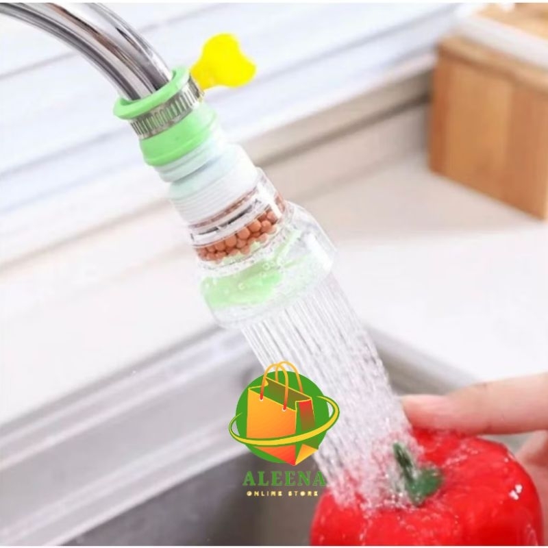 YSK SAMBUNGAN KRAN AIR CUCI PIRING Flexsible Penyaring Filter Air Puter Plastik