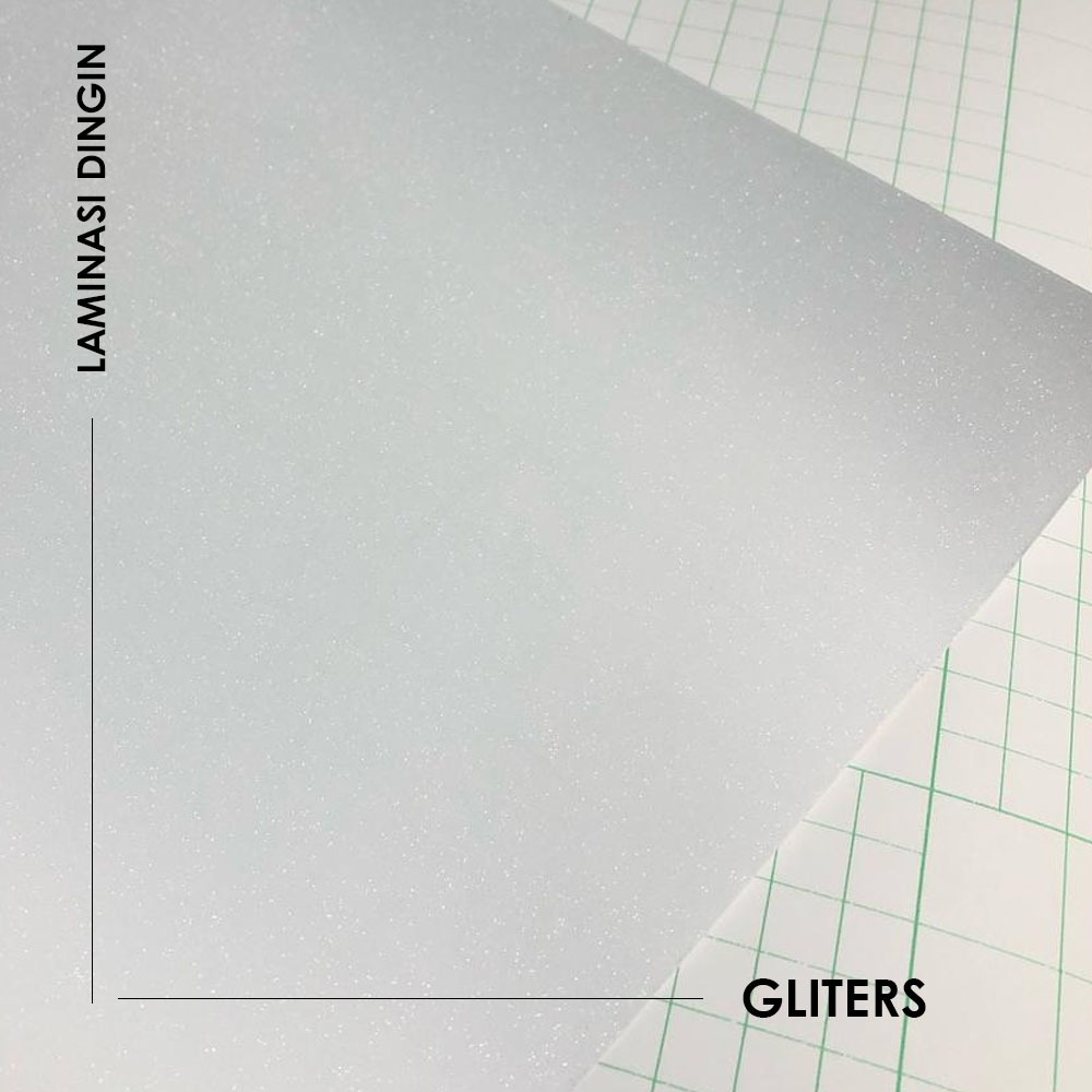 

Laminasi Gliters Dingin A4, TANPA MINIMAL Order, Bahan Only