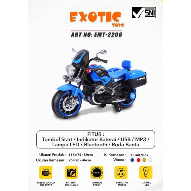 mainan motor anak remote aki