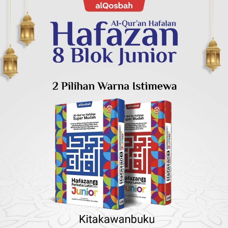 ALQURAN Hafazan Junior Perkata Latin - Hafazan 8 Blok Junior A5