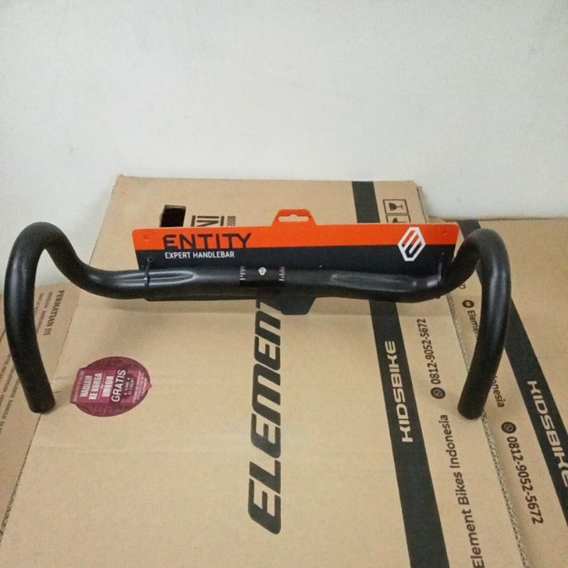 Entity HandleBar dropbar Roadbike Entity Expert 31.8 420MM/R80 Y22 - new original