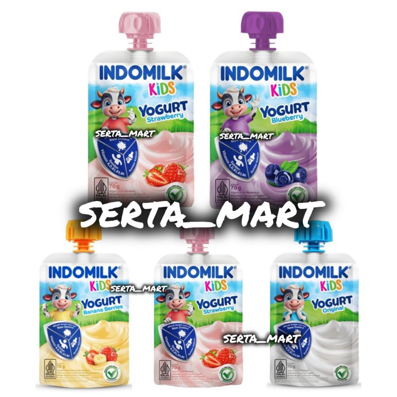 

Indomilk Kids Yogurt Blueberry / Strawberry 70gr