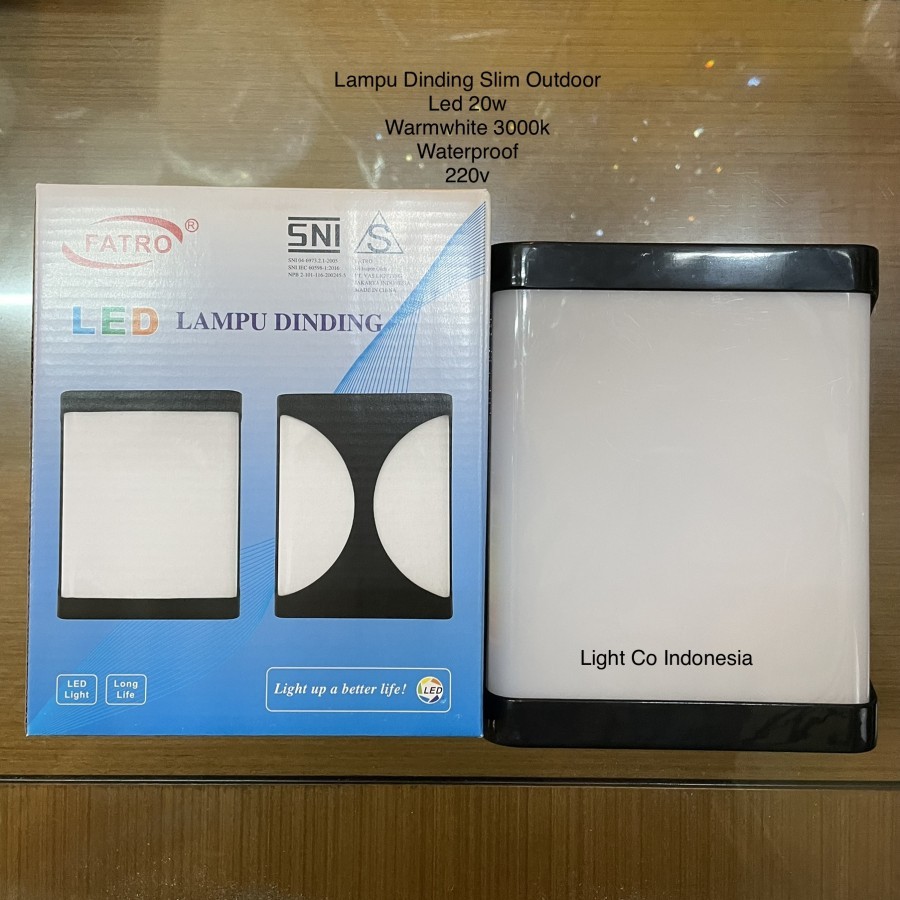 Lampu Dinding Slim Outdoor LED / Wall Light Slim Outdoor Led