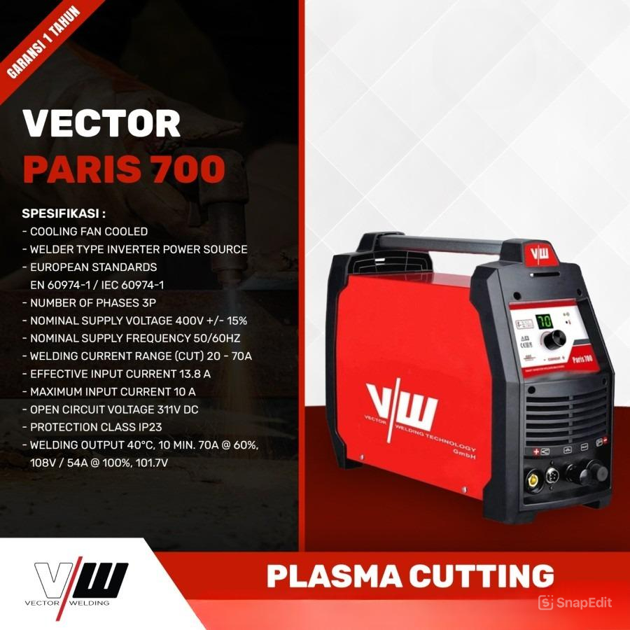 Mesin Plasma Cutting 70A merk VW Red Paris 700