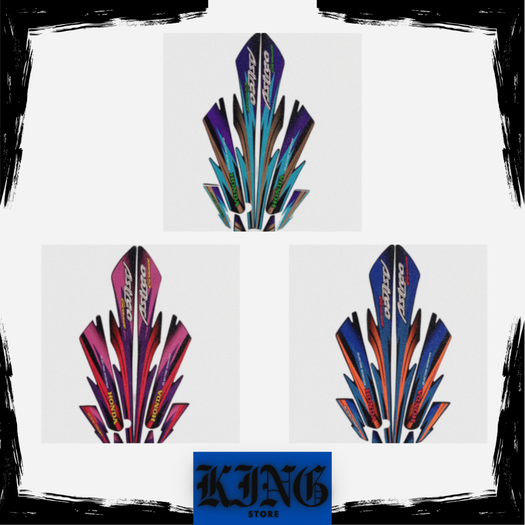 Stiker Striping Honda Astrea Grand 1997 - List Stiker Standar Astrea Grand 1997