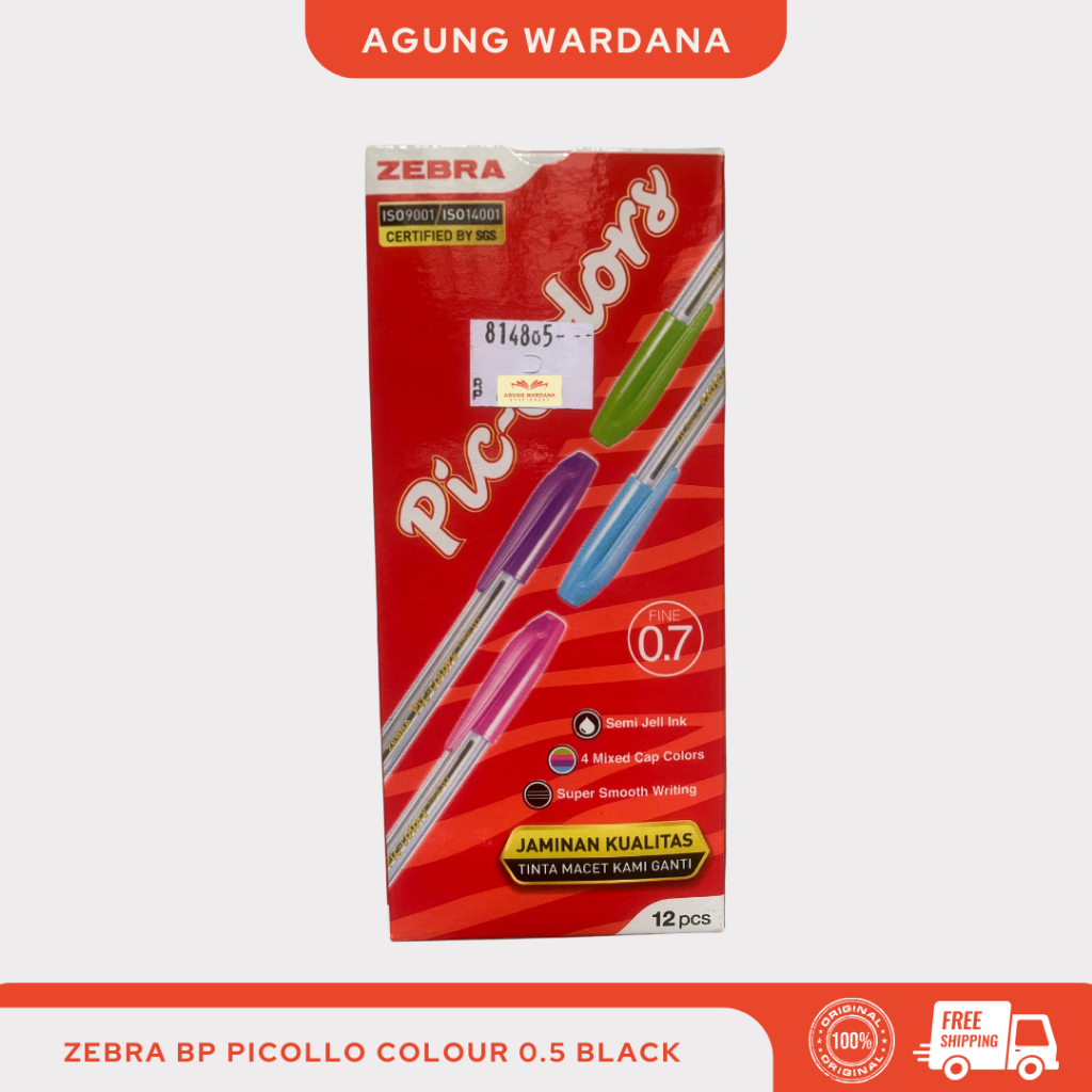 

ZEBRA BOLPOIN PICOLLO COLOUR 0.7 BLACK