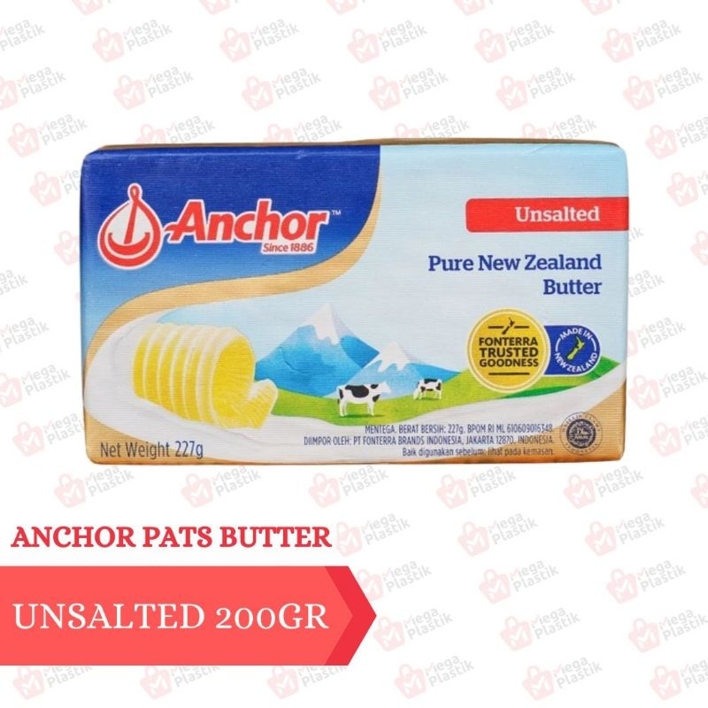 

ANCHOR PATS UNSALTED BUTTER 200GR