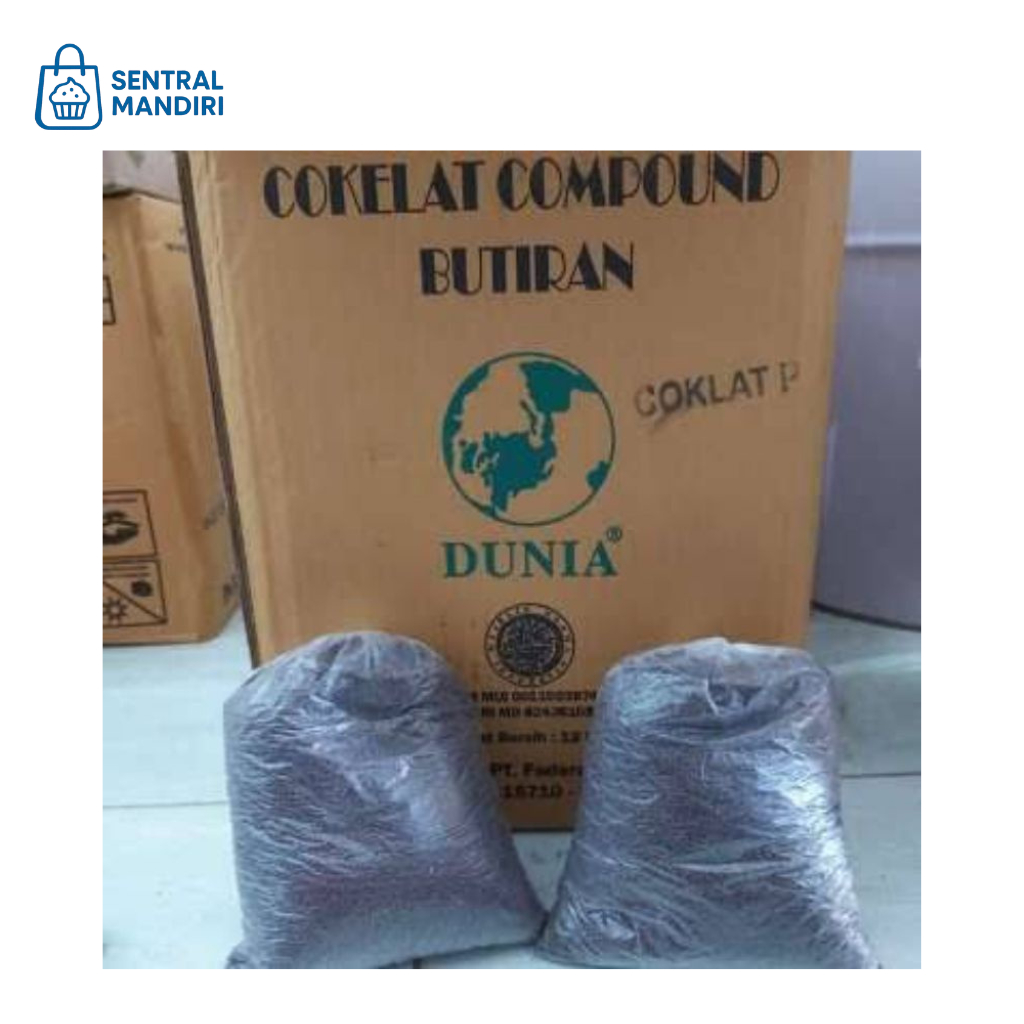 

Dunia Meses Cokelat Chompound Repack 250Gr, 500Gr & 1Kg, Meses Ekonomis