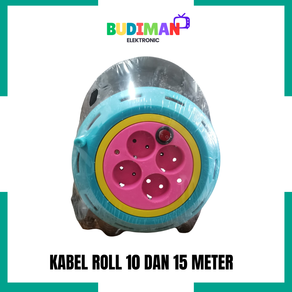 KABEL ROLL BOX LISTRIK / ROLL KABEL BOX LISTRIK 10 METER DAN 15 METER