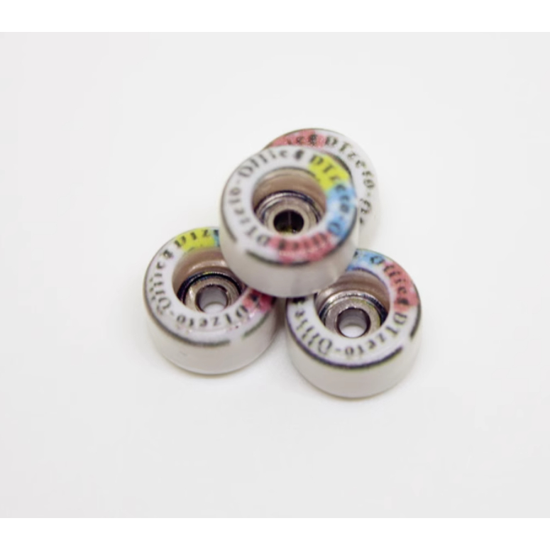 4Pcs/Set CNC Swirl Bearing Wheels Fingerboard Wheels