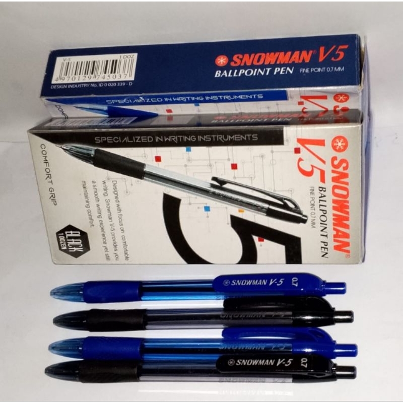 

pulpen snowman 1pack isi 12