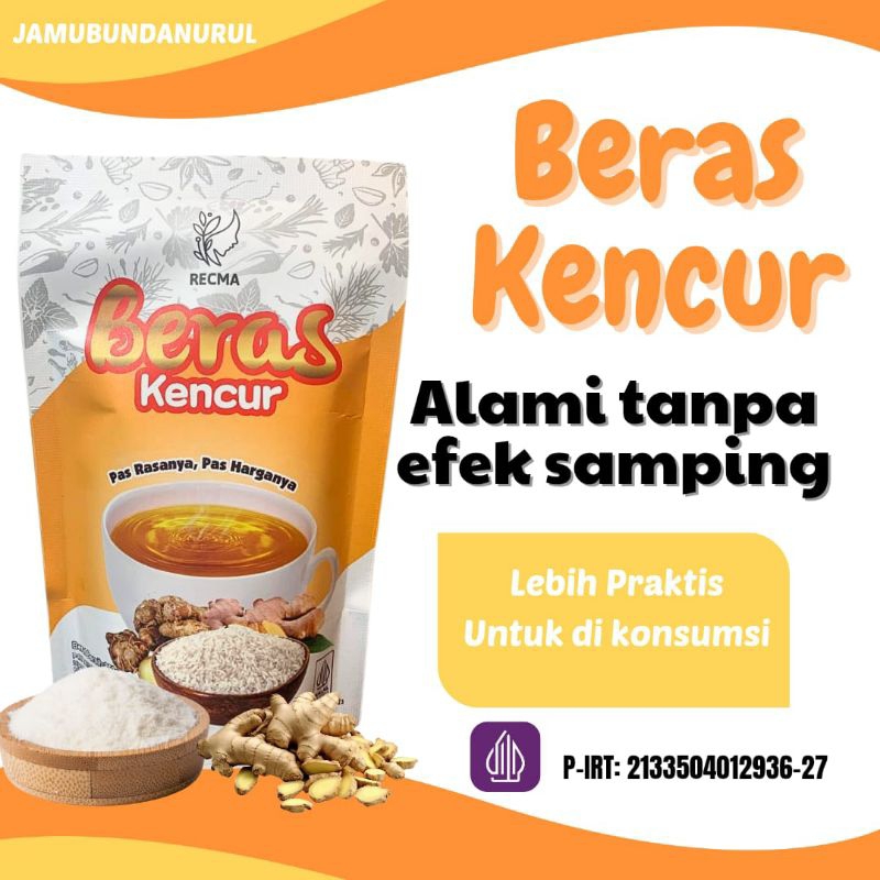 

BERAS KENCUR INSTAN HERBAL 250G TANPA AMPAS