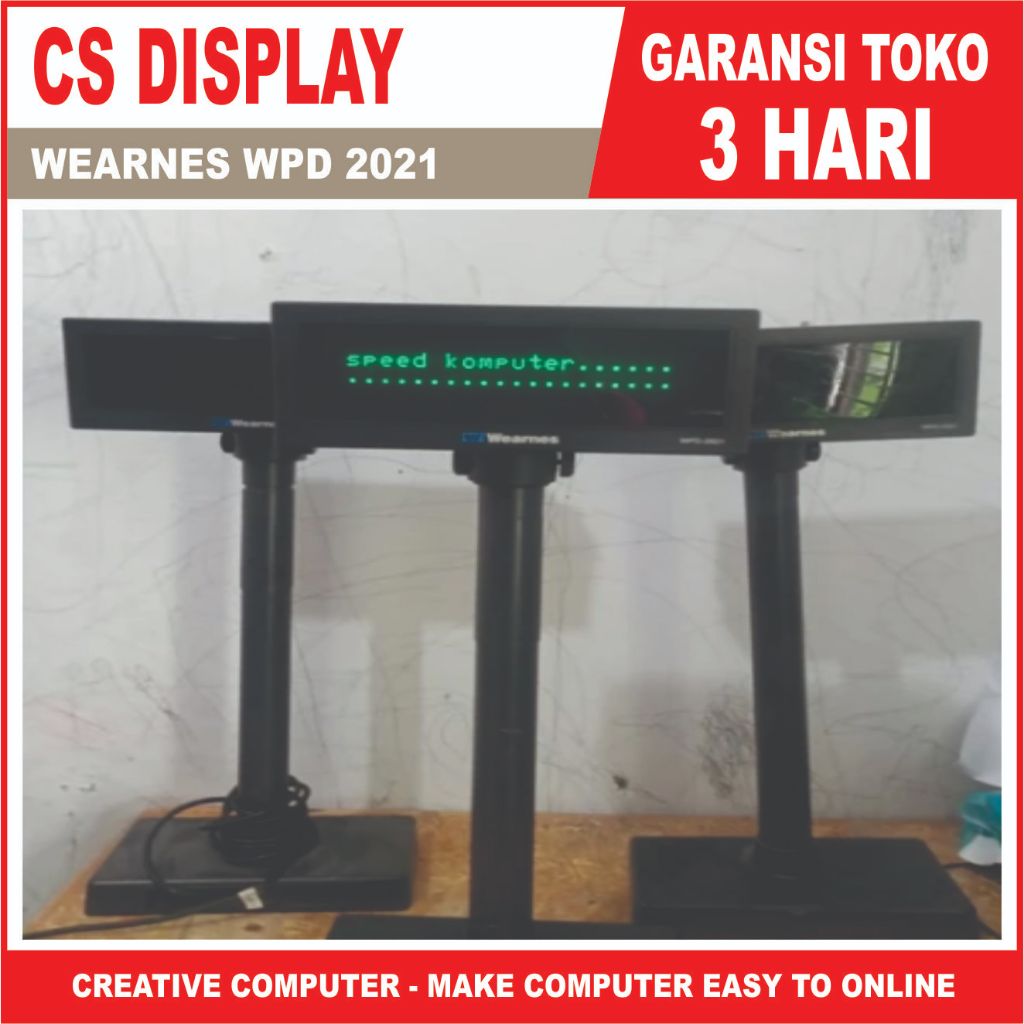 CUSTOMER DISPLAY WEARNES WPD 2021