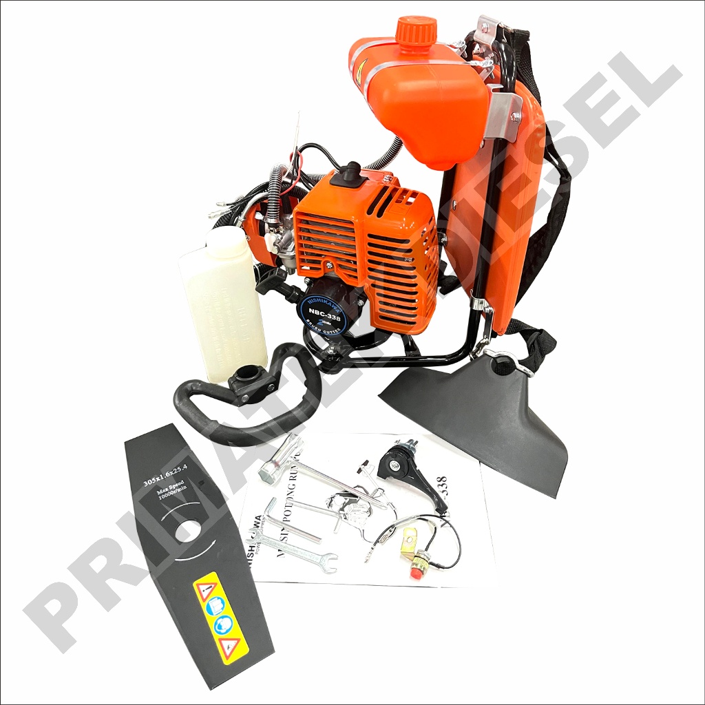 Mesin Potong Rumput 2 Tak NISHIKAWA NBC338 / Mesin Pemotong Rumput Gendong 2T NBC 338 NISHIKAWA - Br