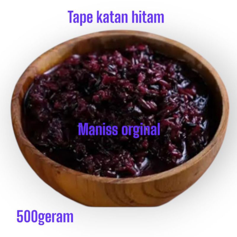 

tape ketan hitam murni rasa di jamin manisss