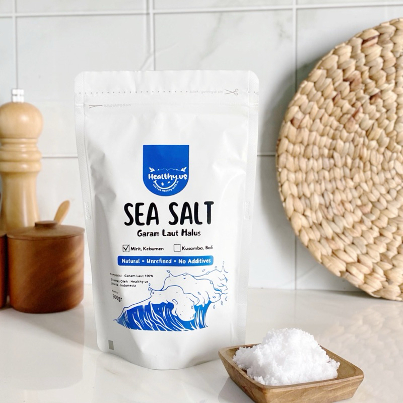 

Garam Laut Halus / Sea Salt Fine Mirit Kebumen 500gr