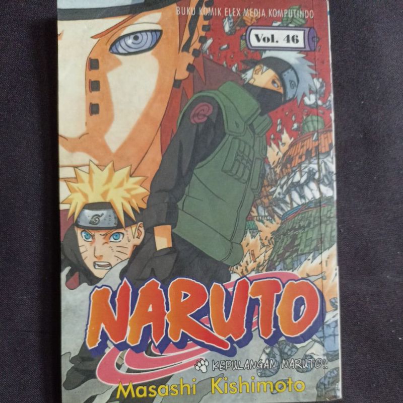 Komik Naruto 46 (tidak segel/preloved)