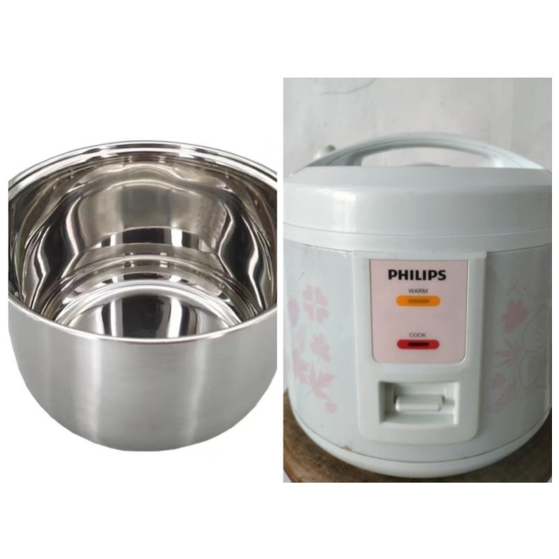 (PANCI SAJA) Panci Stainless Steel Utk Rice Cooker Philips HD 3012/30