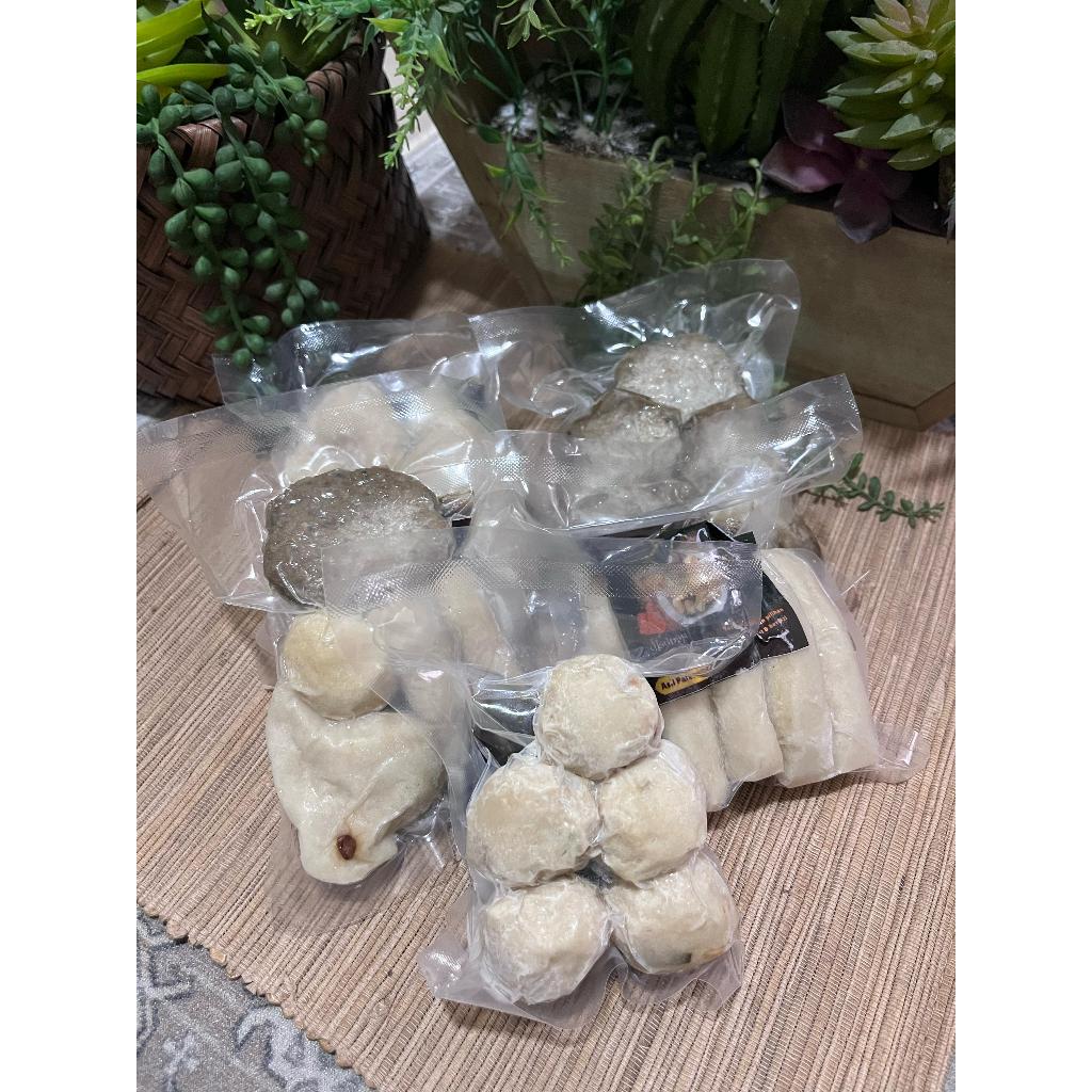 

pempek mix isi 5 - pempek cikmina - pempek frozen premium, pempek palembang, pempek ikan asli