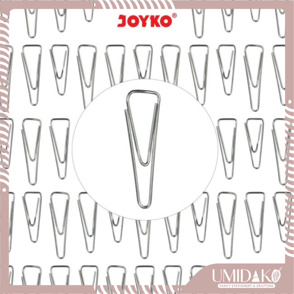 

[UMIDAKO] PAPER CLIP | KLIP KERTAS | KLIP | KLIP BESI | TRIAGONAL CLIP NO.3 & NO. 3N JOYKO
