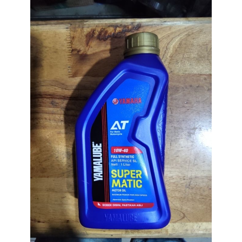 OLI YAMALUBE SUPER MATIC 1LITER 100%ORIGINAL YAMAHA