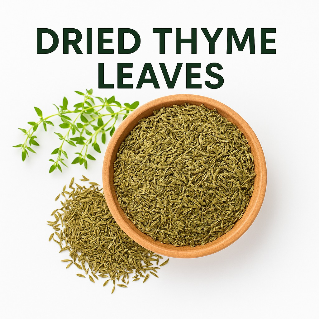 

DRIED THYME LEAVES DRY DAUN TIMI FLAKES KERING 1 KG IMPORT ITALIAN REAPCK