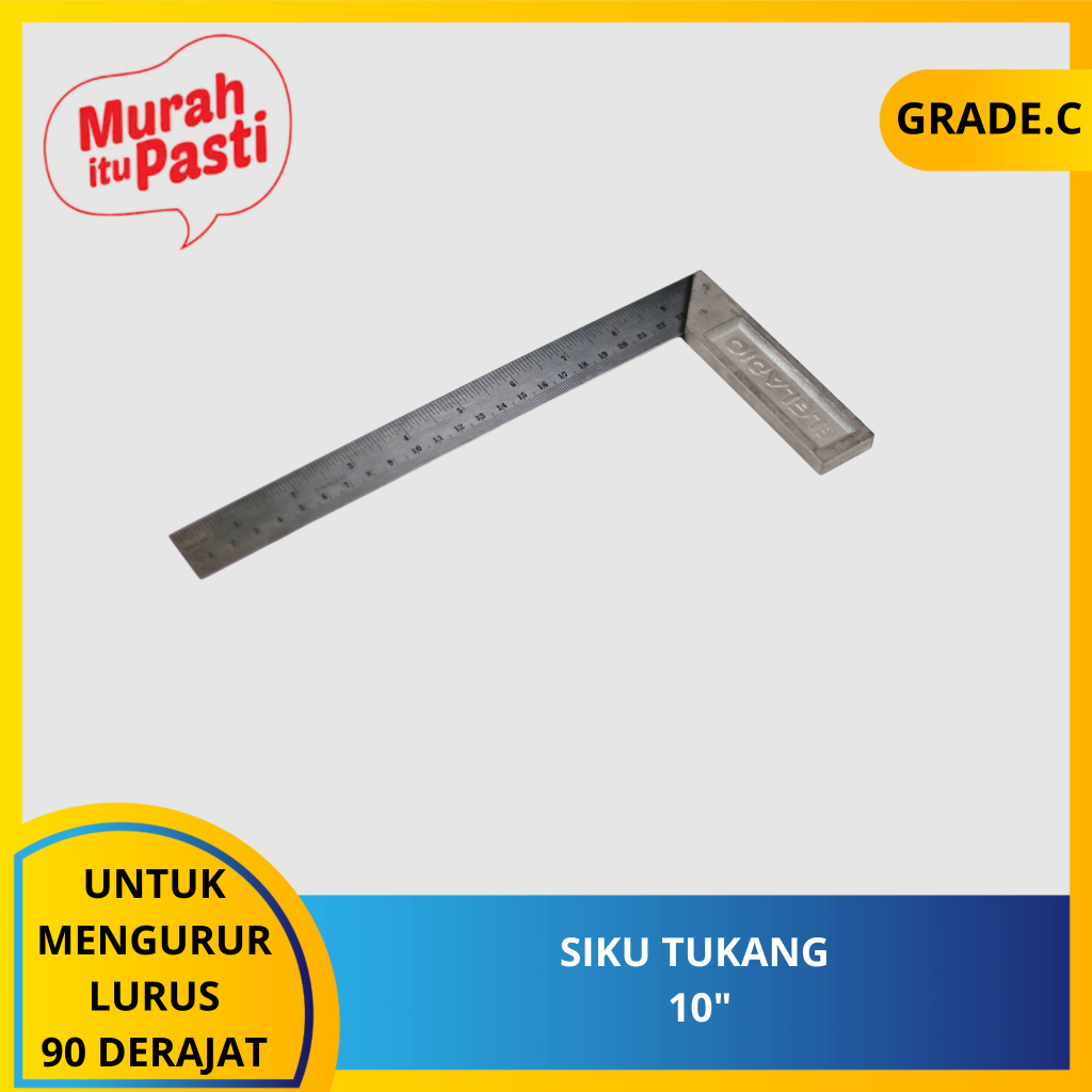 

SIKU TUKANG 12" - sikon penggaris - 30cm. [C][#SIKU]