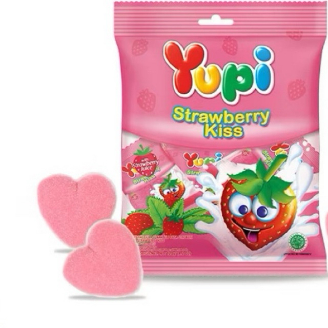 

Yupi strawberry kiss 120 gr