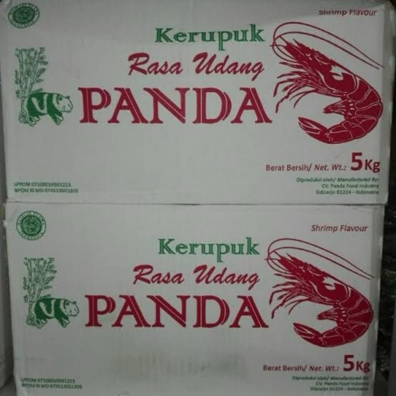 

Kerupuk Rasa Udang Panda 5 kg dus