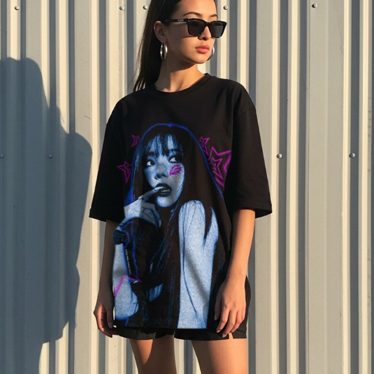 T-SHIRT OVERSIZED -KARINA (AESPA) HB-015