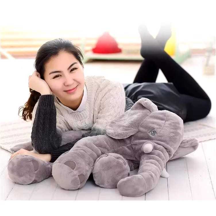 Boneka Gajah Hippo Jumbo Lembut Jumbo Sni / Boneka Gajah Lucu Untuk Hadiah