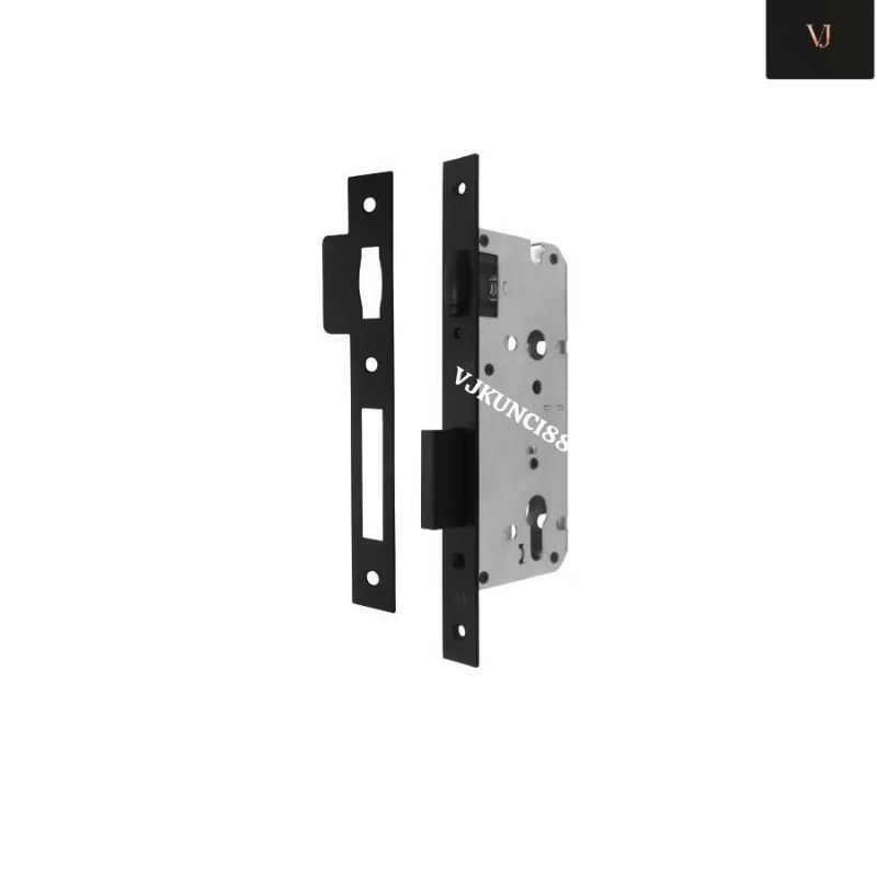 MORTISE LOCK MTS RL DL8585 MATT BLACK