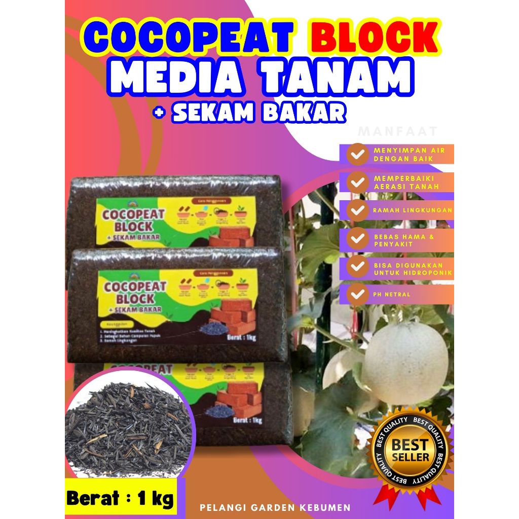 PALING LARIS  Cocopeat Kasar, Cocopeat Kering