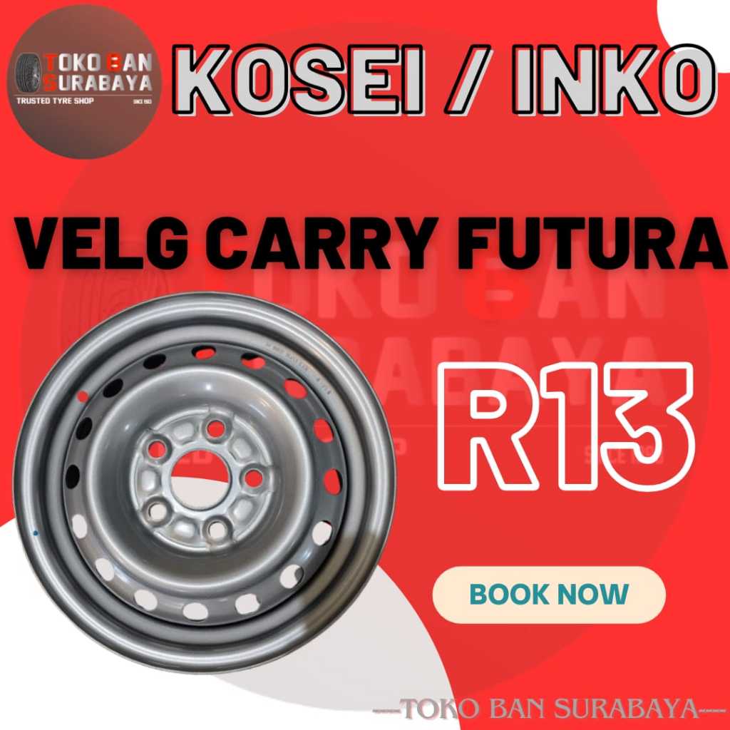 VELG BESI CARRY FUTURA R13 R 13 KOSEI INKO