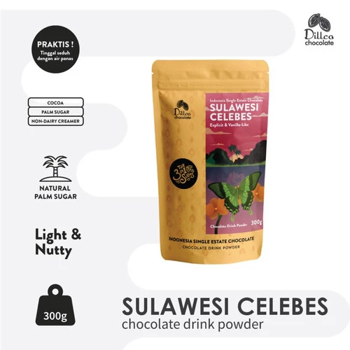 

Dillco Chocolate SULAWESI CELEBES 3in1 300 Gram Bubuk Minuman Chocolate