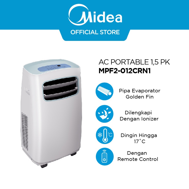 Midea AC Portable 1.5 PK MPF2-12CRN1
