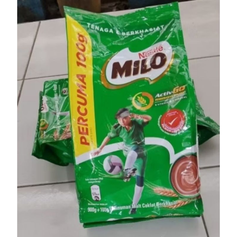 Milo1kg (900gr free 100gr)//Nestle//Minuman coklat