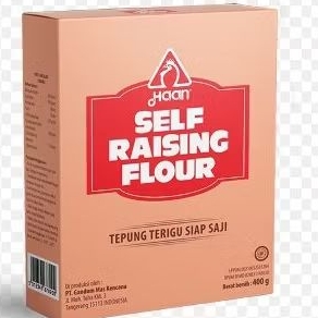 

Haan Self Raising Flour Tepung Terigu 400gr/ Tepung Terigu Naik Sendiri
