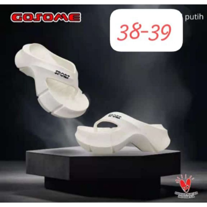 Sandal Jepit GOSOME 7 cm  Tinggi hak Wedges Sandal jepit  wanita