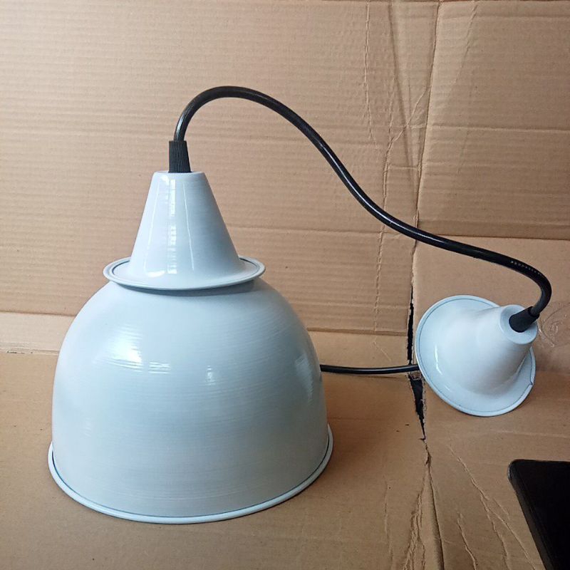 kap lampu gantung aluminium