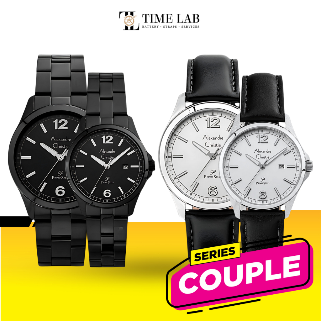 JAM TANGAN COUPLE ALEXANDRE CHRISTIE AC1029 / AC 1029 / AC1029LD / AC1029MD ORIGINAL GARANSI RESMI