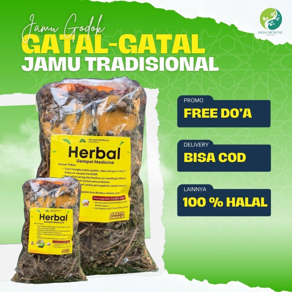 

(FREE DO'A) JAMU GODOK GATAL GATAL PALING AMPUH / JAMU HERBAL INFEKSI KULIT GATAL