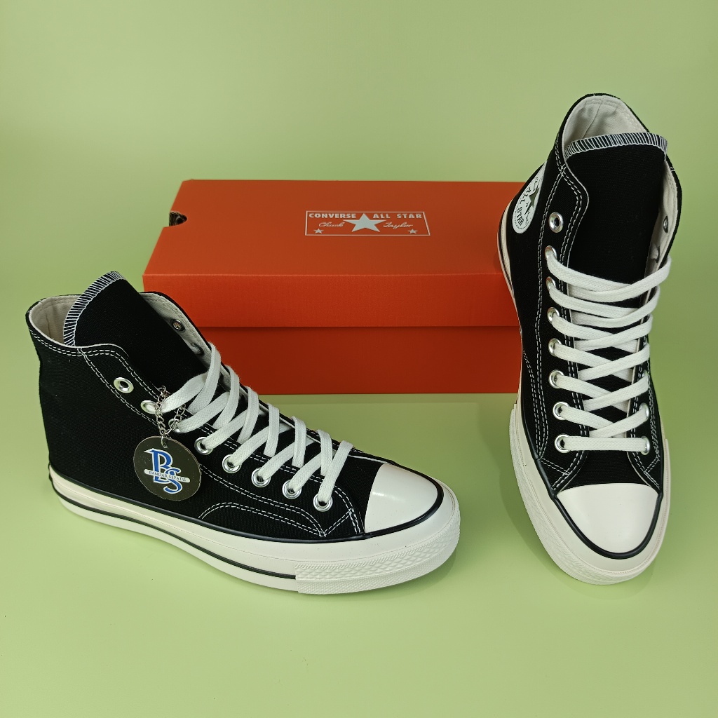 Sepatu 70s HI Black White SKU '162050C'